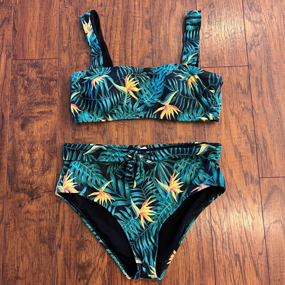 Gianni Bini High Waisted Bikini Set